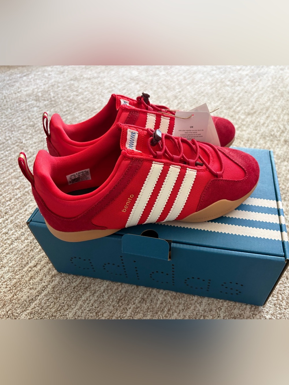 adidas x bad bunny ballerina sneakers flamboyan NIB